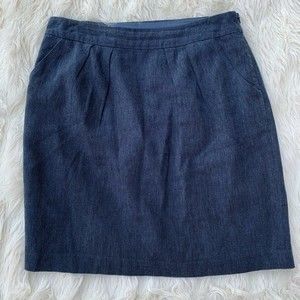 Anthropologie Tabitha Linen Blend Skirt, Size 10